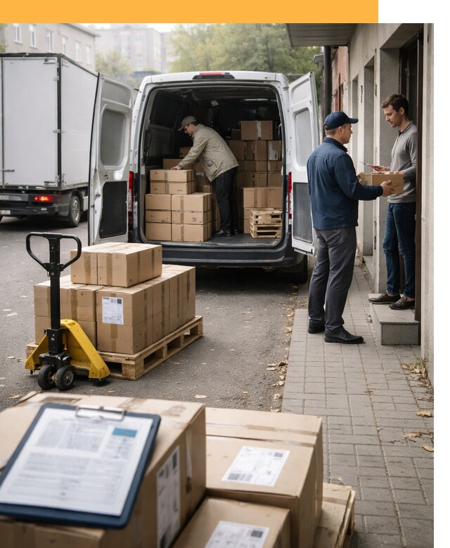 Доставка грузов от двери до двери с таможней от 46863 руб.