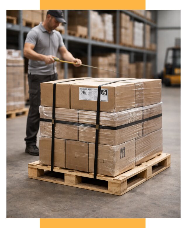 Упаковка и паллетирование грузов от 3645 р. | СетСервис-Кшр