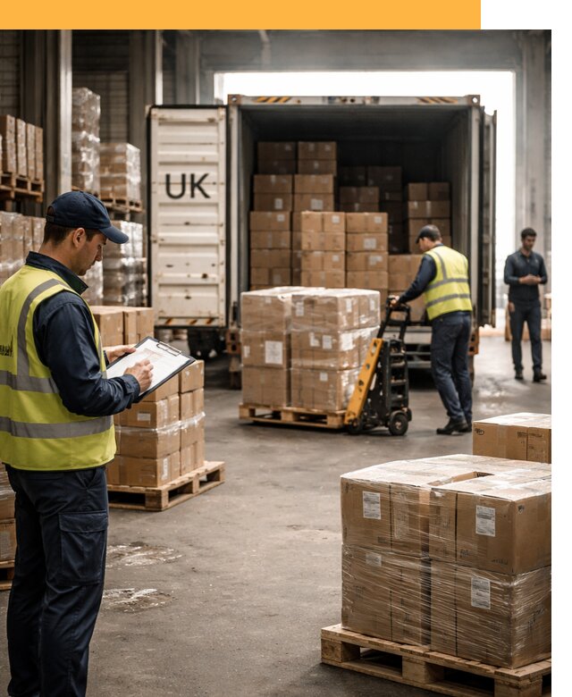 Доставка грузов из Великобритании с таможенным оформлением от 13018