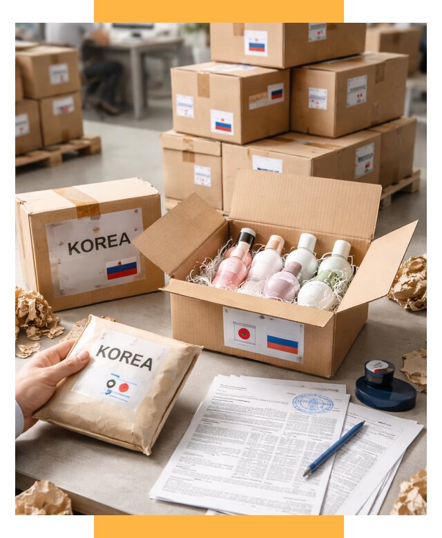 Доставка косметики из Кореи от 8852 р. под ключ | СетСервис-Кшр