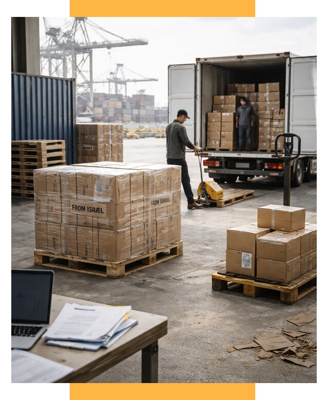 Доставка грузов из Израиля от 15621 р., логистика от СетСервис-Кшр