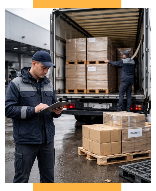 Доставка грузов из Беларуси от 15621 р. логистика СетСервис-Кшр