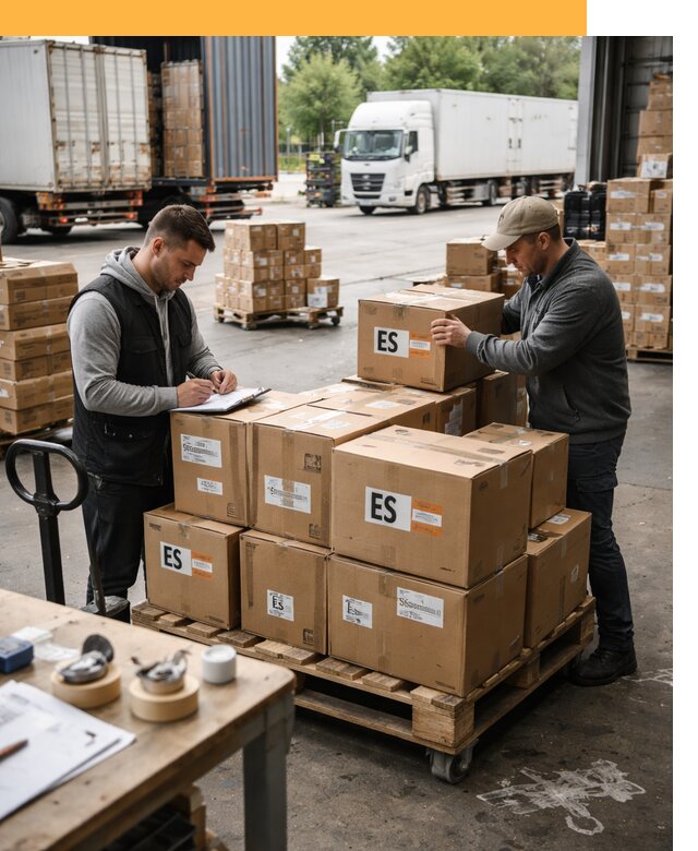 Доставка грузов в Испанию автотранспортом от 36449 руб