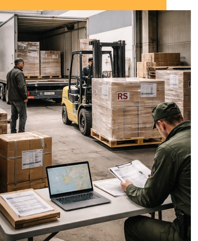 Доставка грузов в Сербию от 46863 руб, международные перевозки