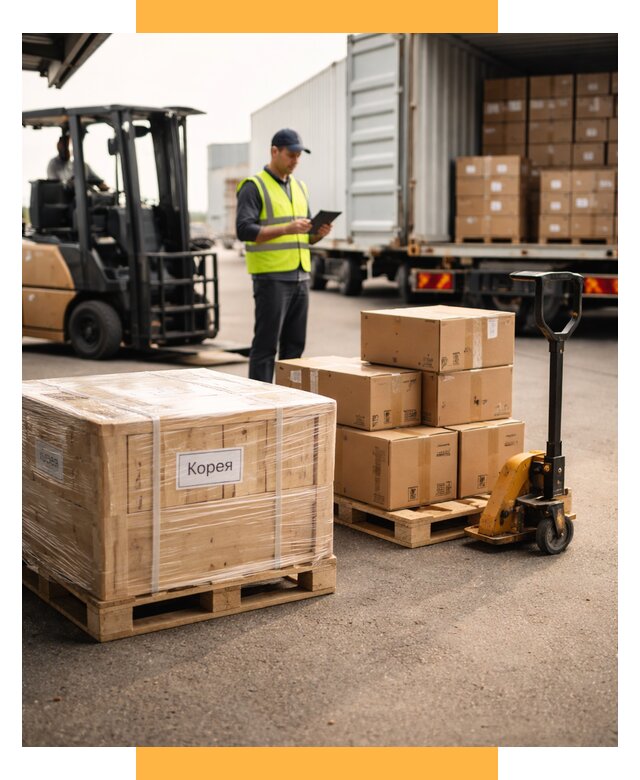 Доставка грузов в Корею из России от 36449 р. | СетСервис-Кшр