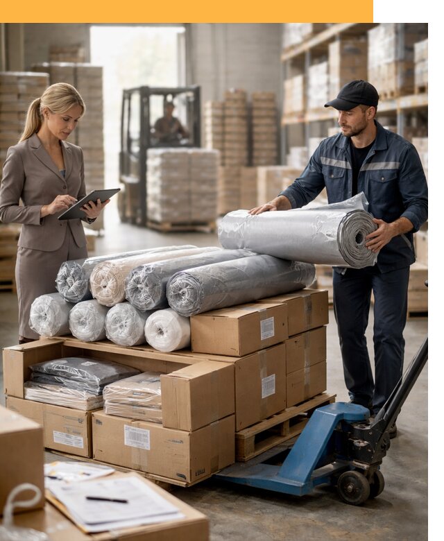 Перевозка текстиля по миру от 15621 руб. с таможней и страхованием