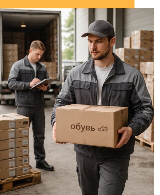 Международная перевозка обуви с таможенным оформлением от 4686
