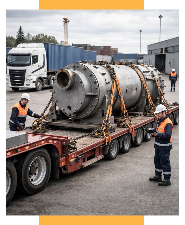 Перевозка тяжеловесных грузов под ключ от 156210 р. | СетСервис-Кшр