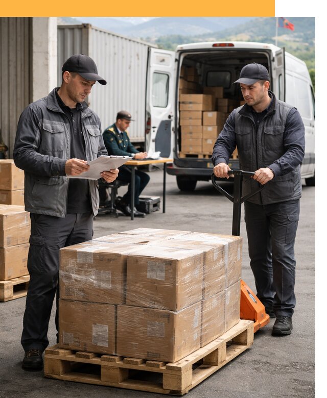 Доставка грузов через Армению, быстрая таможенная очистка от 26035