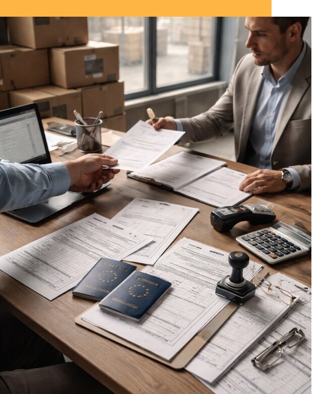 Таможенное оформление грузов из Европы от 8852 руб